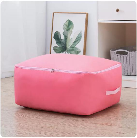 Popular Oxford cloth quilt storage bag (pink) (extra large (70*50*30))
