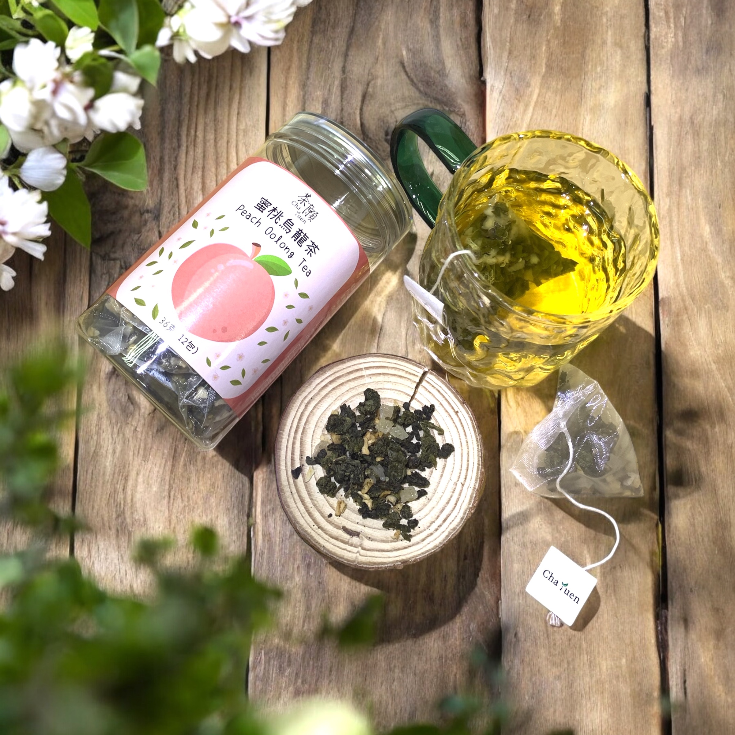 Cha Yuen – Peach Oolong Tea (12 packs)