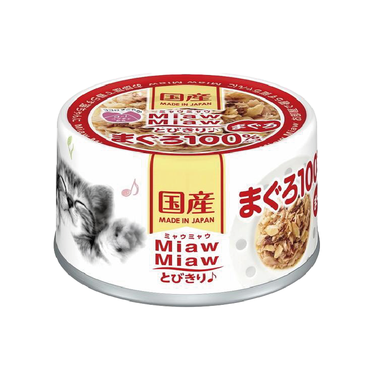 Aixia丨Miaw Miaw 吞拿魚 貓罐頭 60g (紅)(AXA-2570)