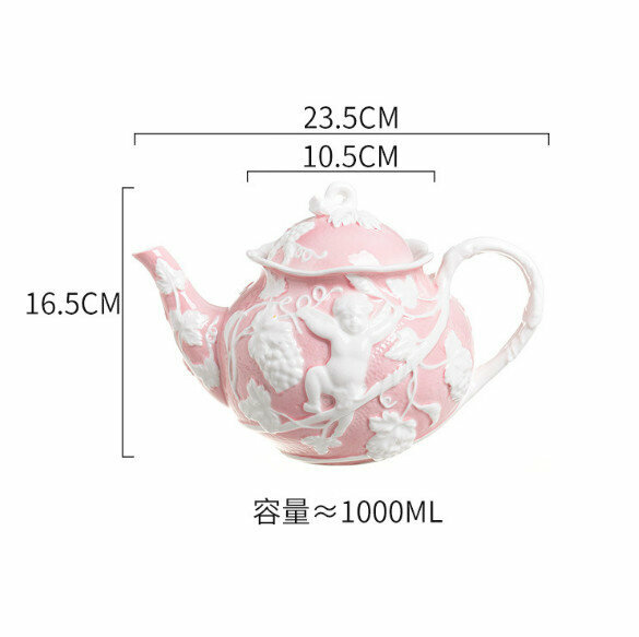 Hot Recommended Retro Palace Style Ceramic Pot (Pink Angel)