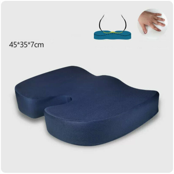 Hot Recommended Memory Foam Seat Cushion [Second Generation Breathable Mesh Navy]