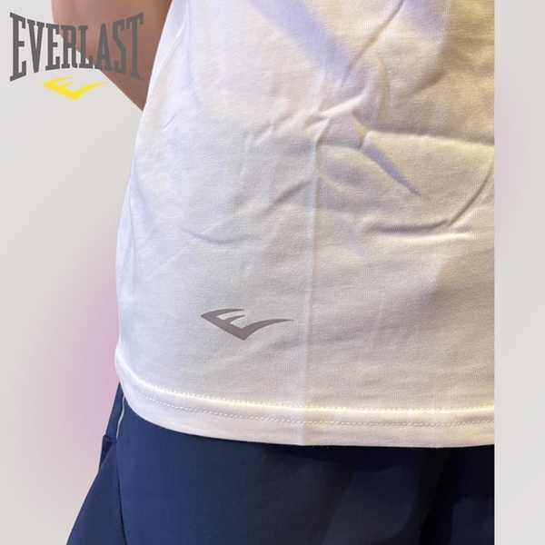 EVERLAST 短袖 白色 輕薄 內搭 快乾 圓領 素T 短T 女 4922100300