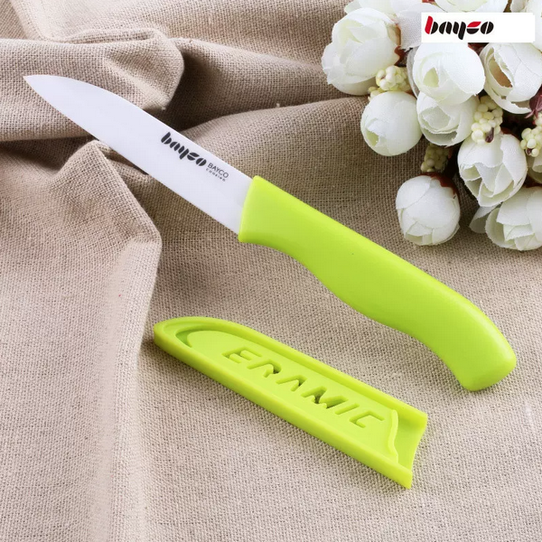 新款陶瓷刀（綠色3寸全長：17CM）