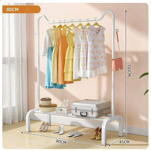New clothes drying rack [80cm cat ears-noble white]