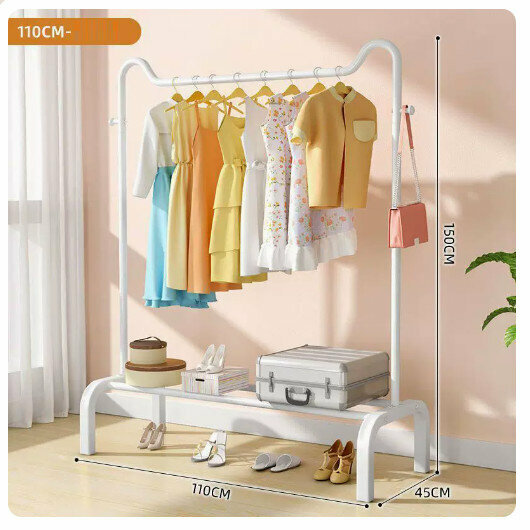 New clothes drying rack [110cm cat ears-noble white]
