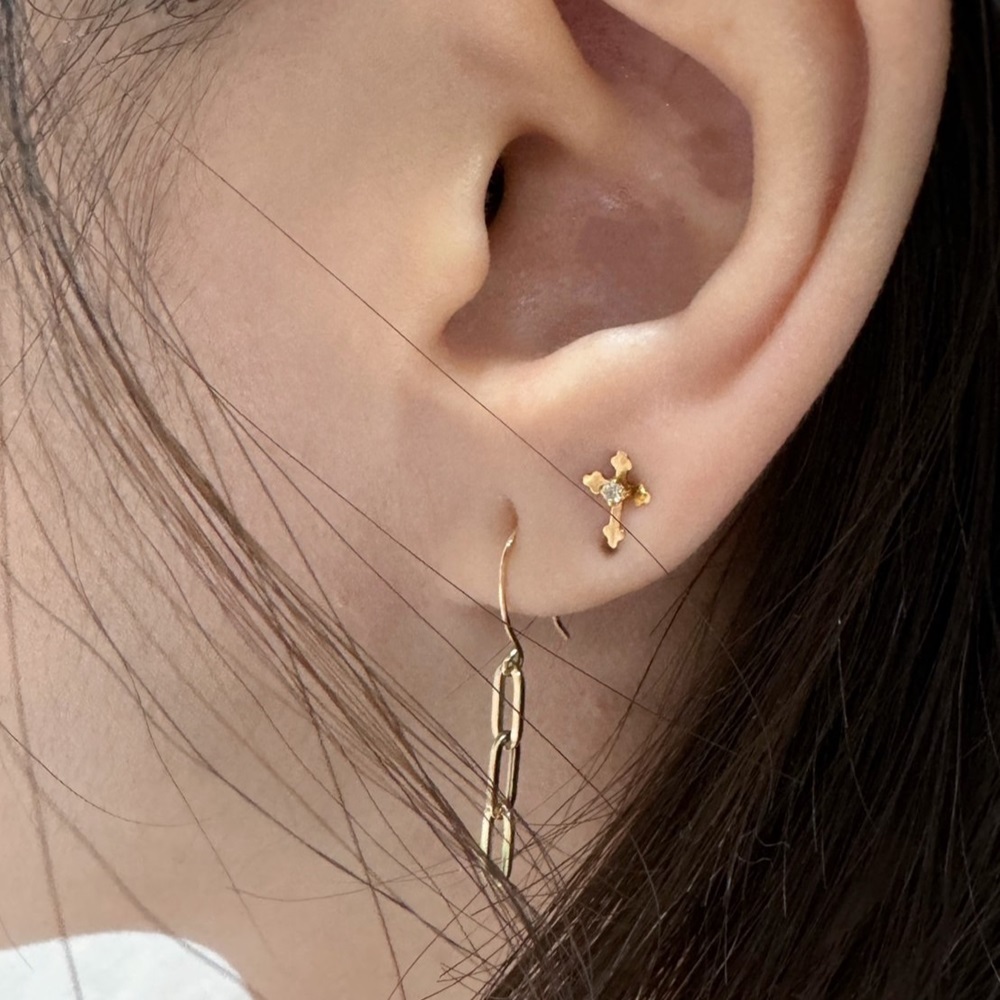 【me.luxe】K10戀鍊耳環