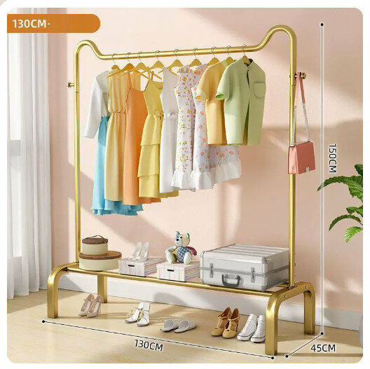 New clothes drying rack [130cm cat ears-Glory Gold]