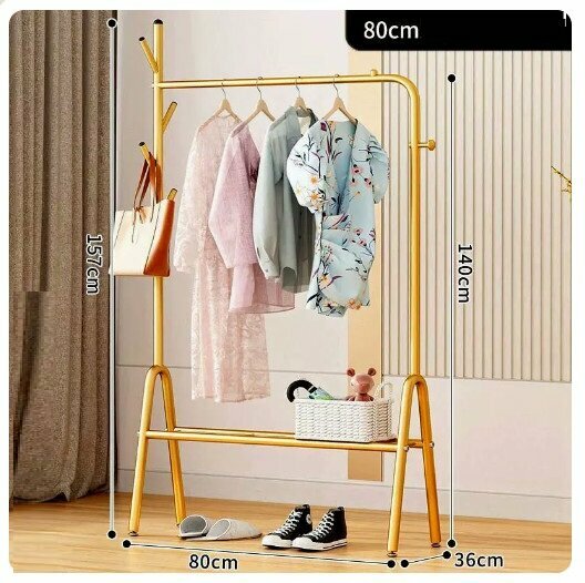 New clothes drying rack [80cm tree branch-Glory Gold-Zhuwu.com]