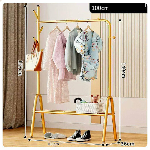 New clothes drying rack [100cm tree branch-Glory Gold-Zhuwu.com]