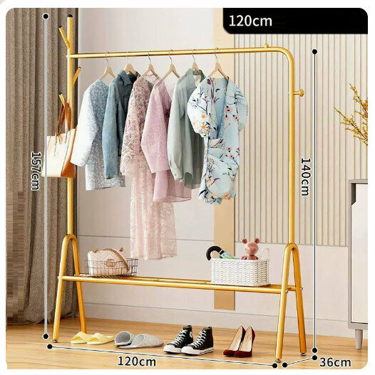 New clothes drying rack [120cm tree branch-Glory Gold-Zhuwu.com]