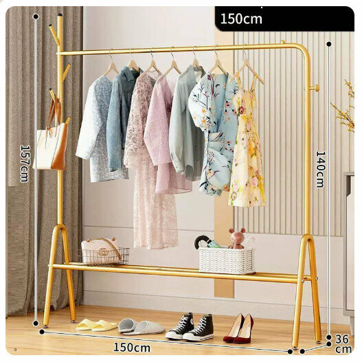 New clothes drying rack [150cm tree branch-Glory Gold-Zhuwu.com]