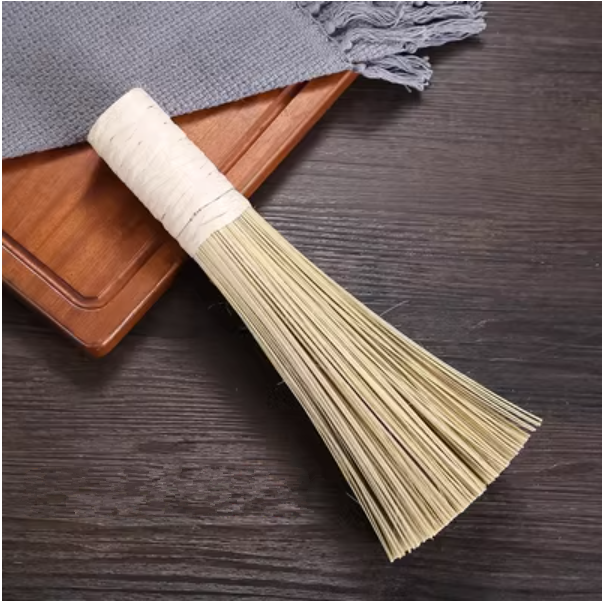新款竹制鍋刷（細絲）（規格：長31CM）
