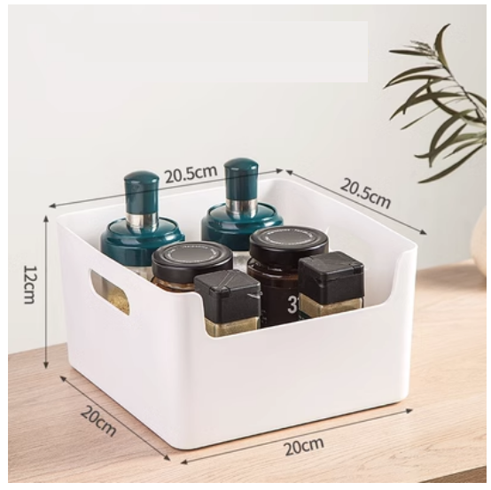 New large-capacity storage box (ivory white medium size)
