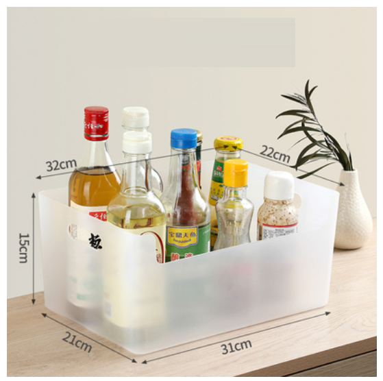 New large-capacity storage box (transparent white extra large size)
