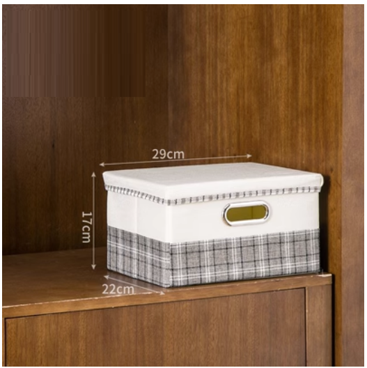 Hot-selling drawer-type clothing organizer (small gray grid [with lid])