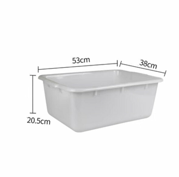 Hot selling thickened plastic storage basin (thickened version 03-white)