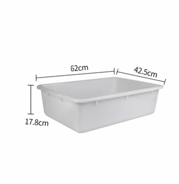 Hot selling thickened plastic storage basin (thickened version 04-white)
