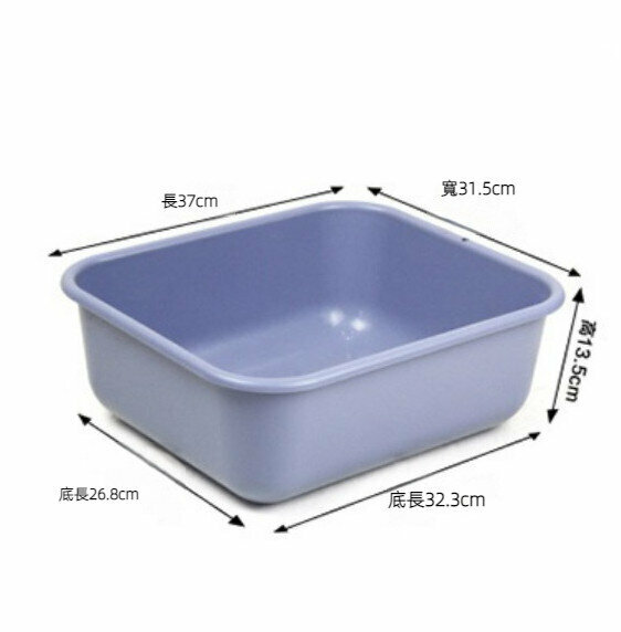 Hot selling thickened plastic storage basin (small gray basin)