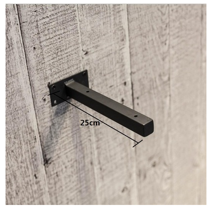 Hot selling iron one-word partition support frame (depth 25CM)