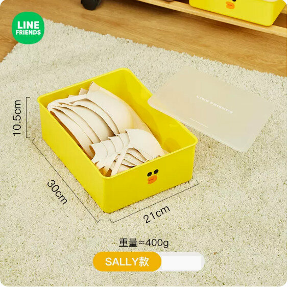 Hot-selling storage box for personal clothing (SALLY model without grid [covered/transparent and visible])
