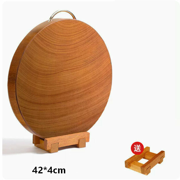 熱賣正宗鐵木抗菌防黴砧板菜板（U型提手款（42*4cm）（送菜板架）