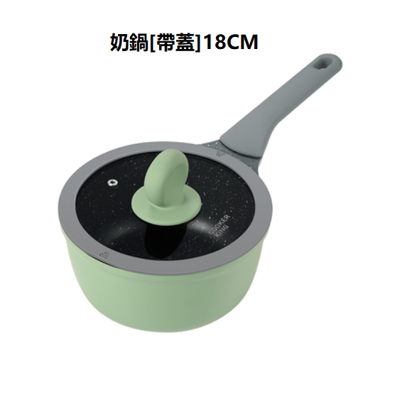 Popular medical stone non-stick pot (bamboo bluestone milk pot [with lid] 18CM)