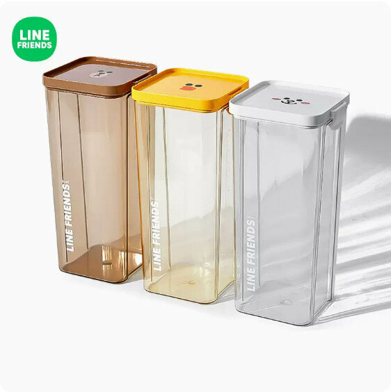 爆款【3個裝】家用五穀雜糧收納盒（組合款1800ML）
