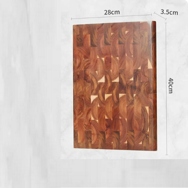 熱推棋盤格抗菌防黴實木砧板菜板（南有相思款40*28*3.5cm）