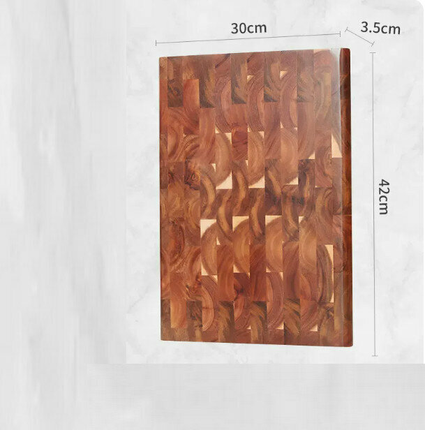熱推棋盤格抗菌防黴實木砧板菜板（南有相思款42*30*3.5cm）