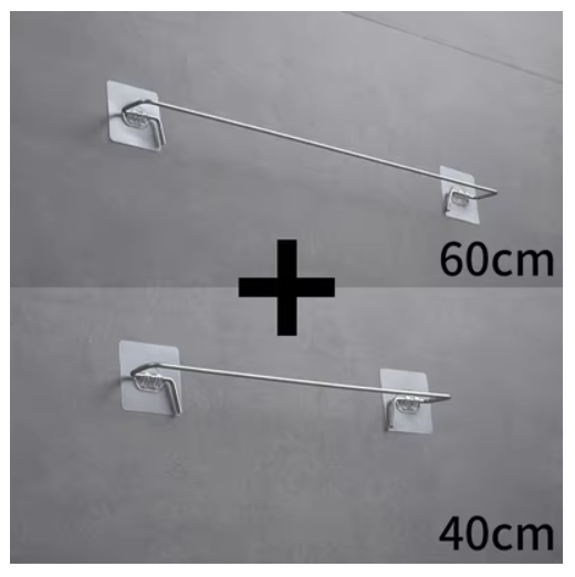 新款免打孔廚房浴室功能收納（60cm+40cm）