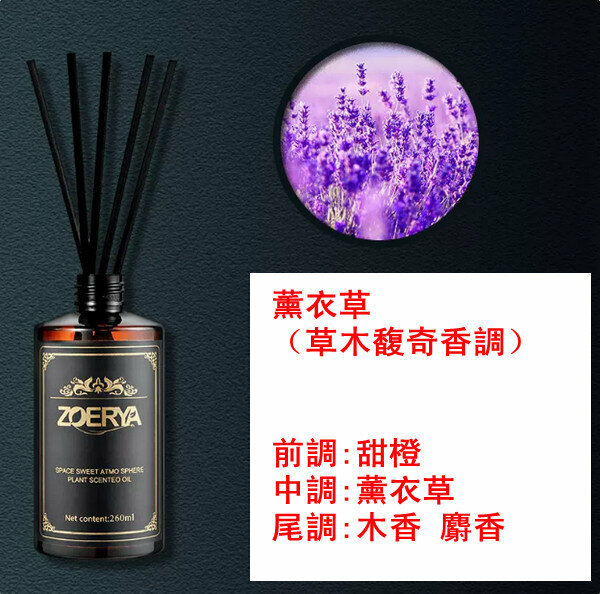 新款大瓶高級香薰精油-薰衣草（草木馥奇香調）260ml【贈分裝瓶】