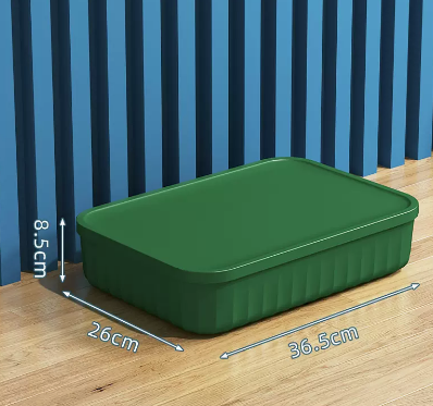 New household plastic sundry storage box (green large size) (size: 8.5*26*36.5CM)