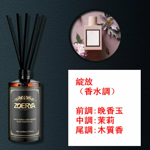 新款260ml大瓶高級香薰精油-綻放（香水調）【贈分裝瓶】
