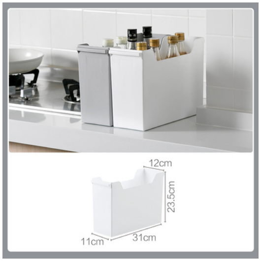 New multifunctional supplies storage box (small white 2236)