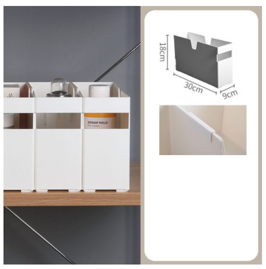 New multifunctional supplies storage box (flat small size)