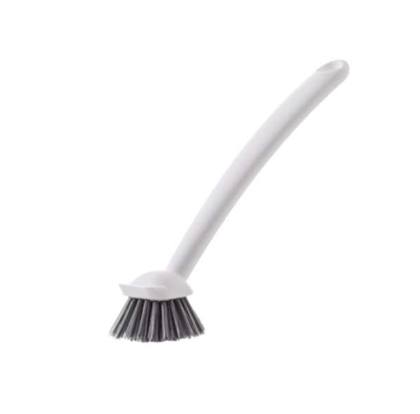Hot push pot brush with long handle (white [1 piece])