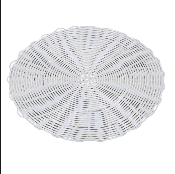 Hot push round imitation grass steamer mat (white) (specifications: 14-28CM, 48-54CM) (please contact customer service to confirm the delivery size after placing the order)