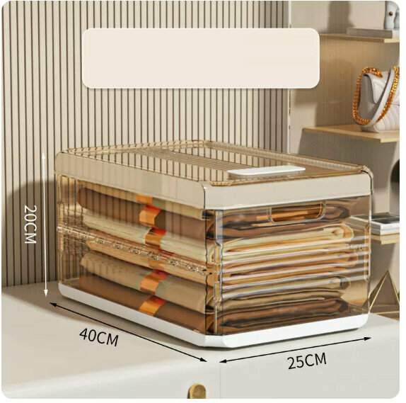 Hot push storage box clothes basket [with lid and no grid]