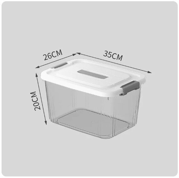 Hot recommended transparent storage box [large size]