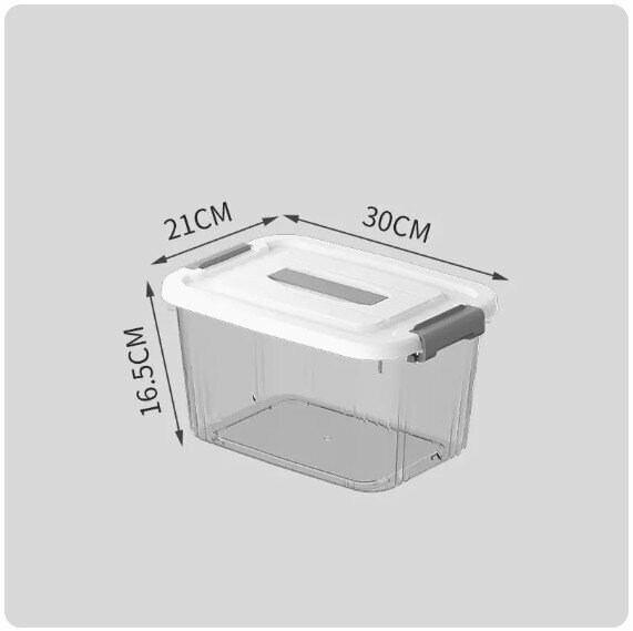 Hot recommended transparent storage box [medium size]
