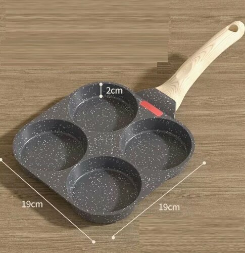 Popular four-hole fried egg burger pan (universal model)