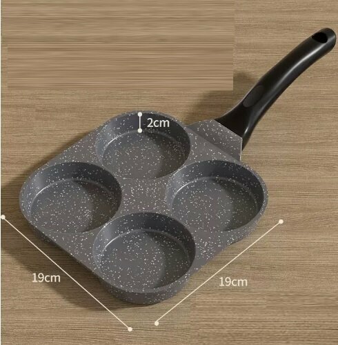 The most popular four-hole fried egg burger pot (gas type)