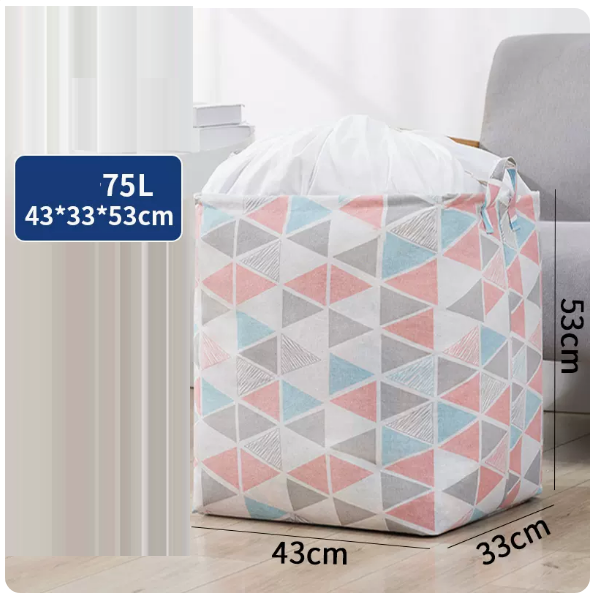 New clothing storage bag (color triangle 75 liters (bunch))