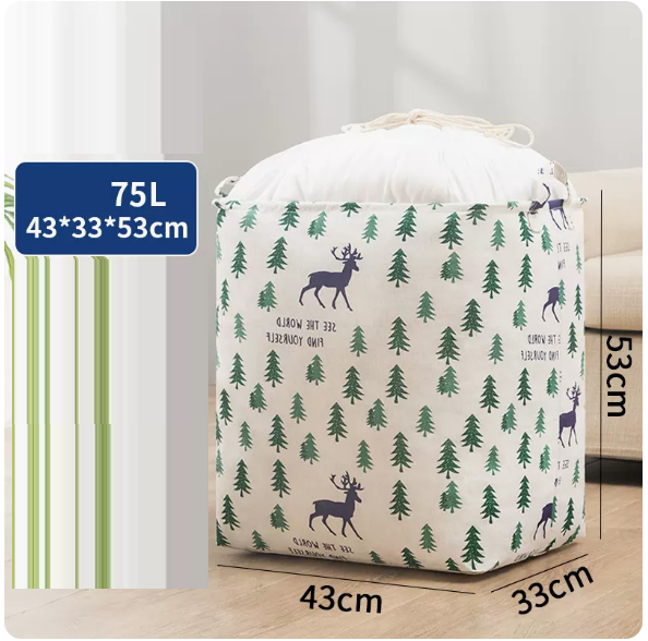 New clothing storage bag (Forest Deer 75 liters (bunch opening))