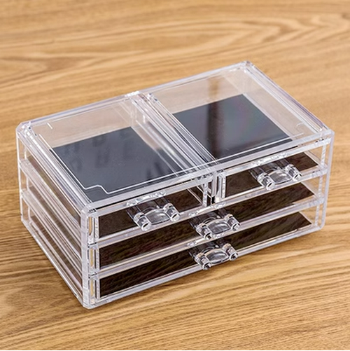New drawer storage box desktop (4 compartments drawer storage box)