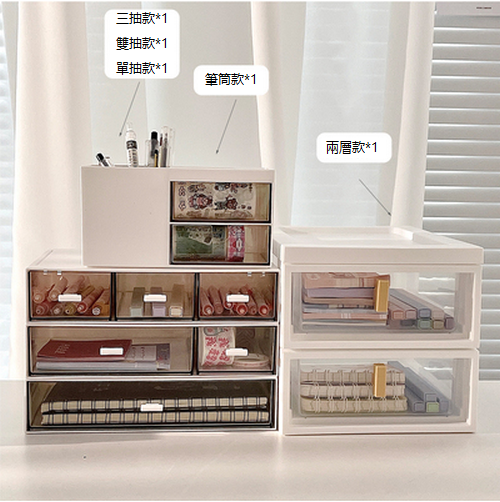 New cosmetics storage box (combination A)