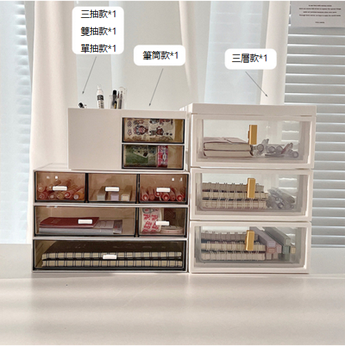 New cosmetics storage box (combination B)