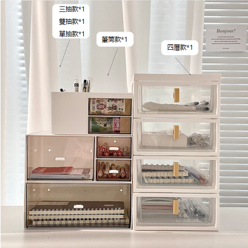New cosmetics storage box (combination C)