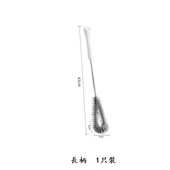 Hot selling water cup cleaning brush (grey [long handle 1 piece])