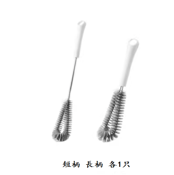 Hot selling water cup cleaning brush (grey [short handle + long handle])